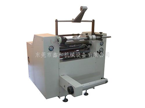 XHM500A-J--卷对卷不干胶标签热覆膜机（纠偏型）