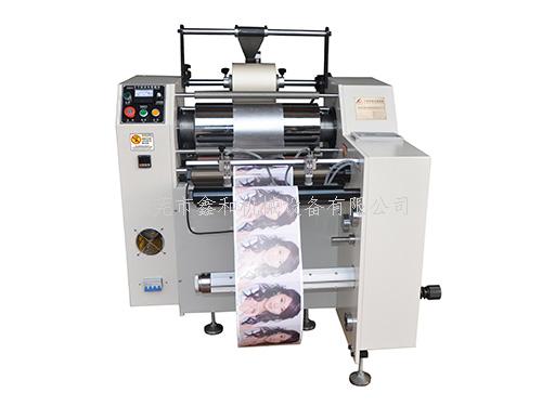 XHM500B-J--卷对卷不干胶标签热覆膜机（纠偏型）